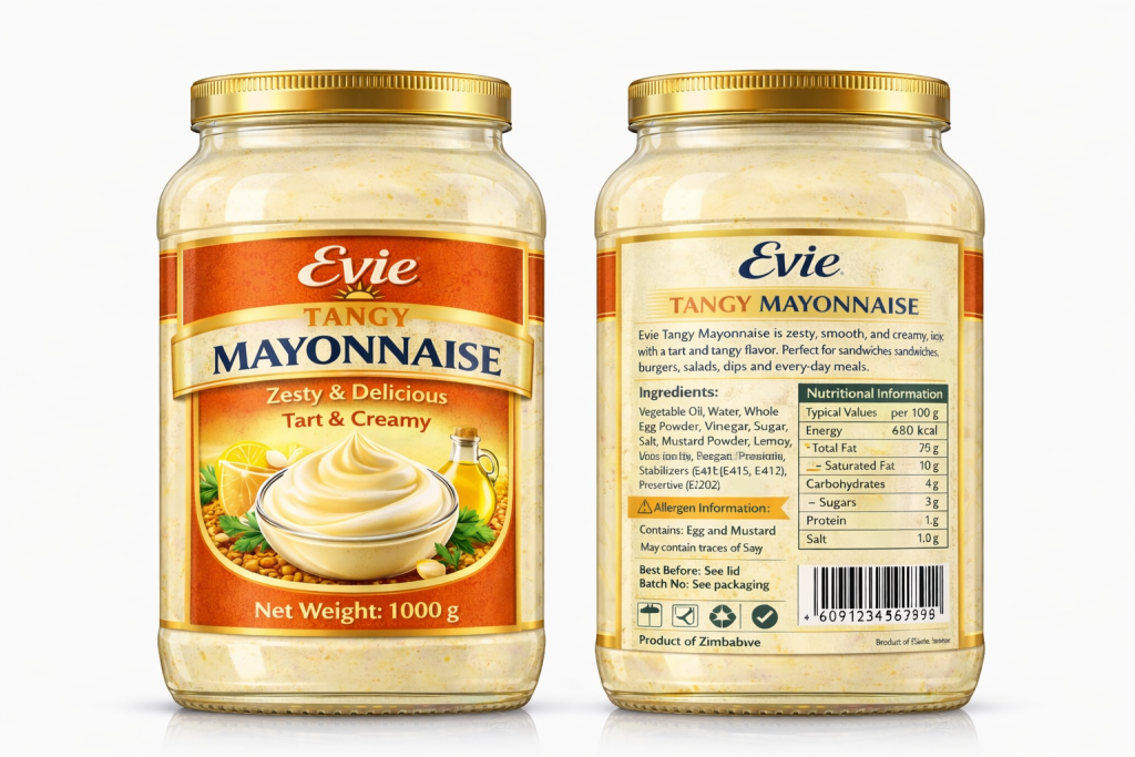 tangy mayonnaise 1000g